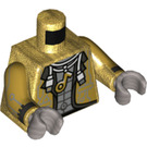 LEGO Pearl Gold Hiphop Robot Minifig Torso (973 / 76382)