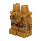 LEGO Oro perlato Fianchi e gambe con C-3PO Decorazione (3815)