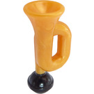 LEGO Perlgold Horn mit Schwarz Bulb (14476 / 87996)