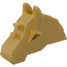 LEGO Parelmoer goud Paard Battle Helm (Angular) (44557 / 48492)