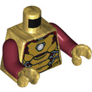 LEGO Pearl Gold Iron Man with Pearl Gold Armor Minifig Torso (973 / 76382)