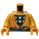 LEGO Parelmoer goud Jay Legacy Torso (973 / 76382)