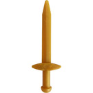 LEGO Pearl Gold Long Sword with Thick Crossguard (18031)