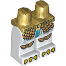 LEGO Perlgold Minifigure Hüften und Beine mit Gold Scaled Armor (3815 / 13115)