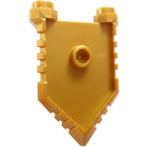 LEGO Pearl Gold Minifigure Shield with Handle and Two Studs (22408)