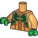 LEGO Pearl Gold Ninjago Torso (973 / 76382)