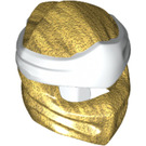 LEGO Perlgold Ninjago Wrap mit Weiß Headband (40925)