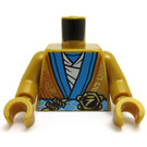 LEGO Pearl Gold Nya Torso (973)