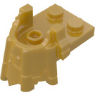 LEGO Pearl Gold Plate 2 x 2 with Minifigure Beard (15440)