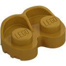 LEGO Pearl Gold Platform Shoe Soles (5107)