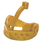 LEGO Pearl Gold Pointed Visor with Eye Slits (2594)