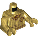 LEGO Pearl Gold Ron Weasley Minifig Torso (973 / 76382)