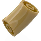 LEGO Pearl Gold Round Brick with Elbow (1986 / 65473)