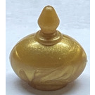 LEGO Pearl Gold Scala Perfume Bottle with Oval Base