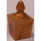 LEGO Pearl Gold Scala Perfume Bottle with Square Base