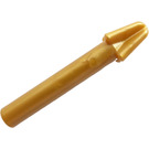 LEGO Pearl Gold Single Harpoon Head with Smooth Shaft (18041)