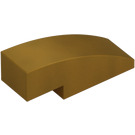 LEGO Pearl Gold Slope 1 x 3 Curved (50950)