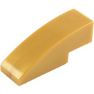 LEGO Pearl Gold Slope 1 x 3 Curved (50950)