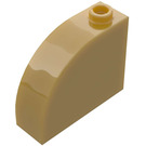LEGO Pearl Gold Slope 1 x 3 x 2 Curved (33243)