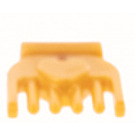 LEGO Pearl Gold Small Comb with Heart