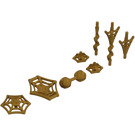 LEGO Perle guld Spider-Mand Web Shot Tilbehør Pack (36083)