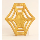 LEGO Pearl Gold Spider Web Medium with two Handles and one Bar