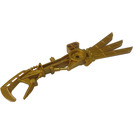 LEGO Pearl Gold Staff with Three Blades and Claw (53572)