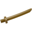 LEGO Pearl Gold Sword with Square Crossguard