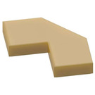 LEGO Pearl Gold Tile 2 x 2 Corner with Cutouts (27263)