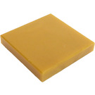 LEGO Pearl Gold Tile 2 x 2 with Groove (3068 / 88409)