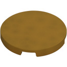 LEGO Pearl Gold Tile 3 x 3 Round (67095)