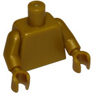 LEGO Perlgold Torso mit Arme und Hände (76382 / 88585)