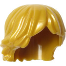 LEGO Pearl Gold Tousled Layered Hair (92746)