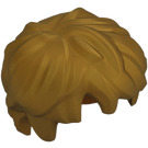 LEGO Parelmoer goud Slordig Kort Messy Haar (36762)