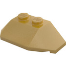 LEGO Parelmoer goud Wig 2 x 4 Drievoudig (47759)