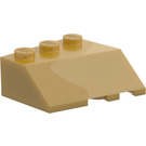 LEGO Oro perlato Cuneo 3 x 3 Sinistra (42862)