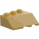 LEGO Parelmoer Goud Wig 3 x 3 Links (42862)