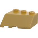 LEGO Perlgold Keil 3 x 3 Rechts (48165)