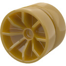 LEGO Pearl Gold Wheel Rim Ø17 x 6 (51377 / 53998)