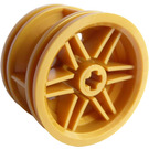 LEGO Pearl Gold Wheel Rim Ø30 x 20 with No Pinholes, with Reinforced Rim (56145)