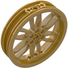 LEGO Pearl Gold Wheel Rim Ø75 x 17 (52051 / 88517)
