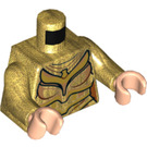 LEGO Parelmoer goud Wonder Vrouw met Gold Pak en Vleugels Minifiguur Torso (973 / 76382)