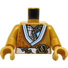 LEGO Pearl Gold Zane Legacy Torso (973)