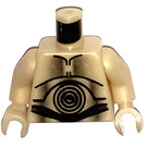 LEGO Pearl Light Gold C-3PO in Pearl Light Gold Torso (973)