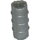 LEGO Pearl Light Gray Axle Connector (Ridged with 'x' Hole) (6538)