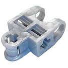 LEGO Pearl Light Gray Ball Connector with Perpendicular Axleholes and Vents and Side Slots (32174)