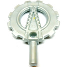 LEGO Parelmoer lichtgrijs Bionicle Toa Motoro Rond Sawblade Wapen