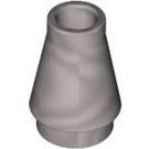 LEGO Pearl Light Gray Cone 1 x 1 without Top Groove (4589 / 6188)