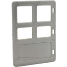 LEGO Pearl Light Gray Duplo Door with Different Sized Panes (2205)