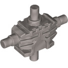 LEGO Parelmoer Lichtgrijs Minifig Mechanisch Torso met 4 Kant Attachment Cylinders (54275)